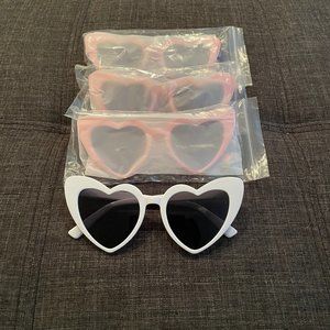 Heart shapes sunglasses